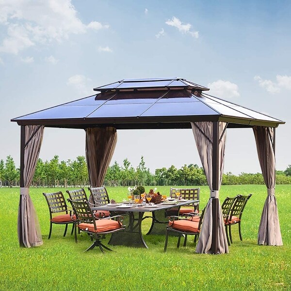 camping gazebo with netting